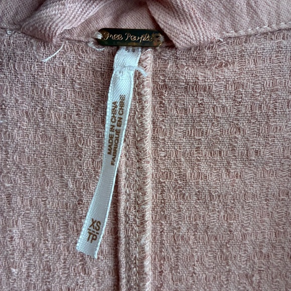 Free People Blush Oversized Cotton Romper XS - Picture 13 of 16